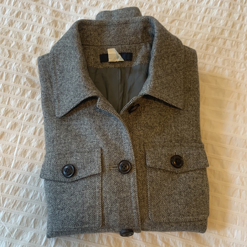 J. Crew Herringbone Chore Jacket - image 4